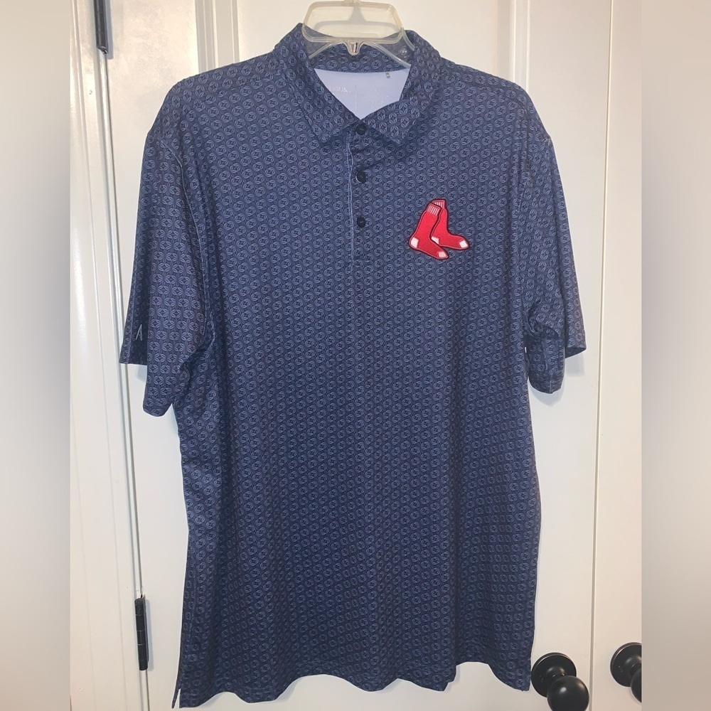 Mens Antigua Red Sox polo